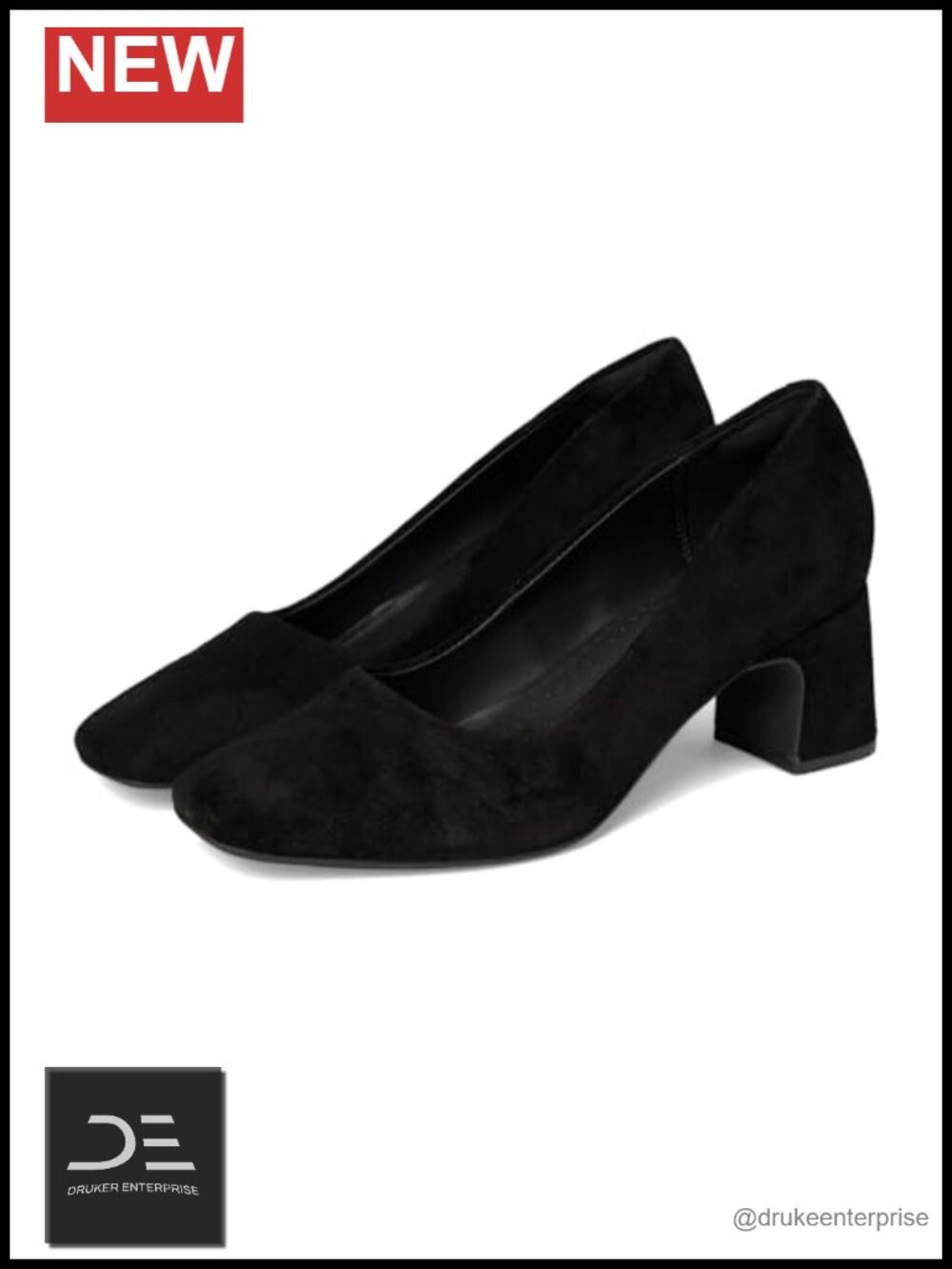 Premium Leather Court Pumps - Molded Contour Cushion Footbed